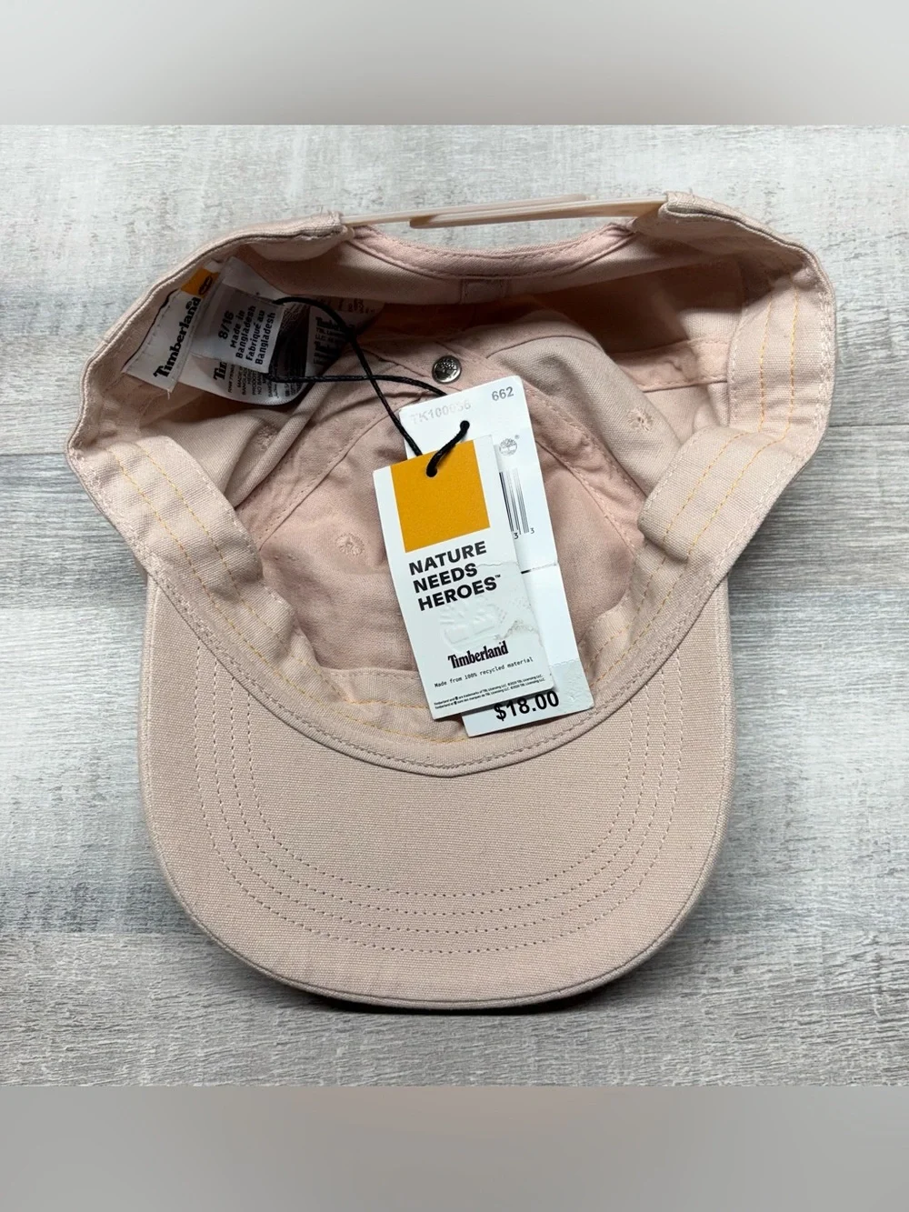 Timberland Stone Beige Embroidered Tree Cap